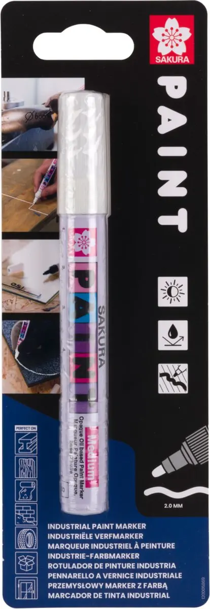 Sakura Industriële Marker Wit