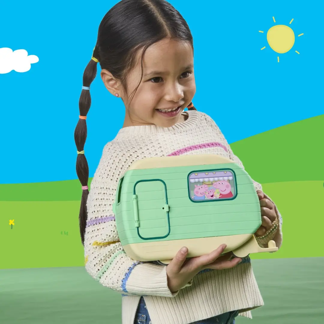 Peppa Pig Drie Kleine Biggetjes Caravan Speelset