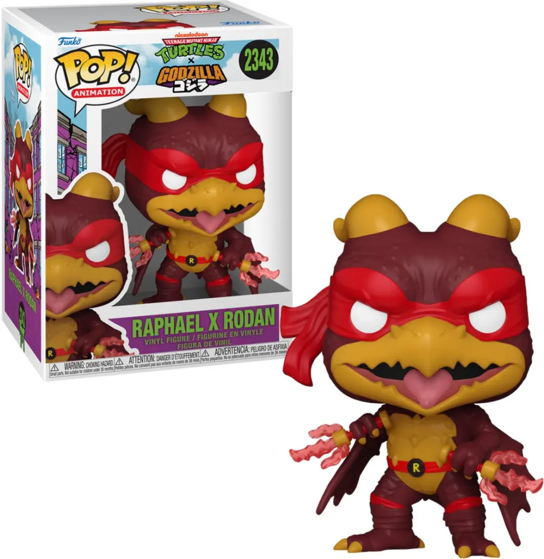 Funko Godzilla x Turtles POP! Raphael x Rodan FK90585
