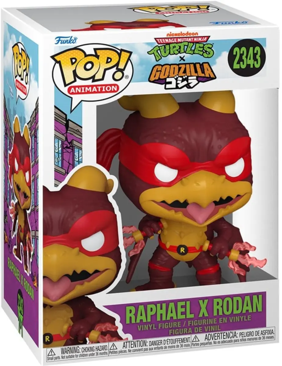 Funko Godzilla x Turtles POP! Raphael x Rodan FK90585 - 9cm