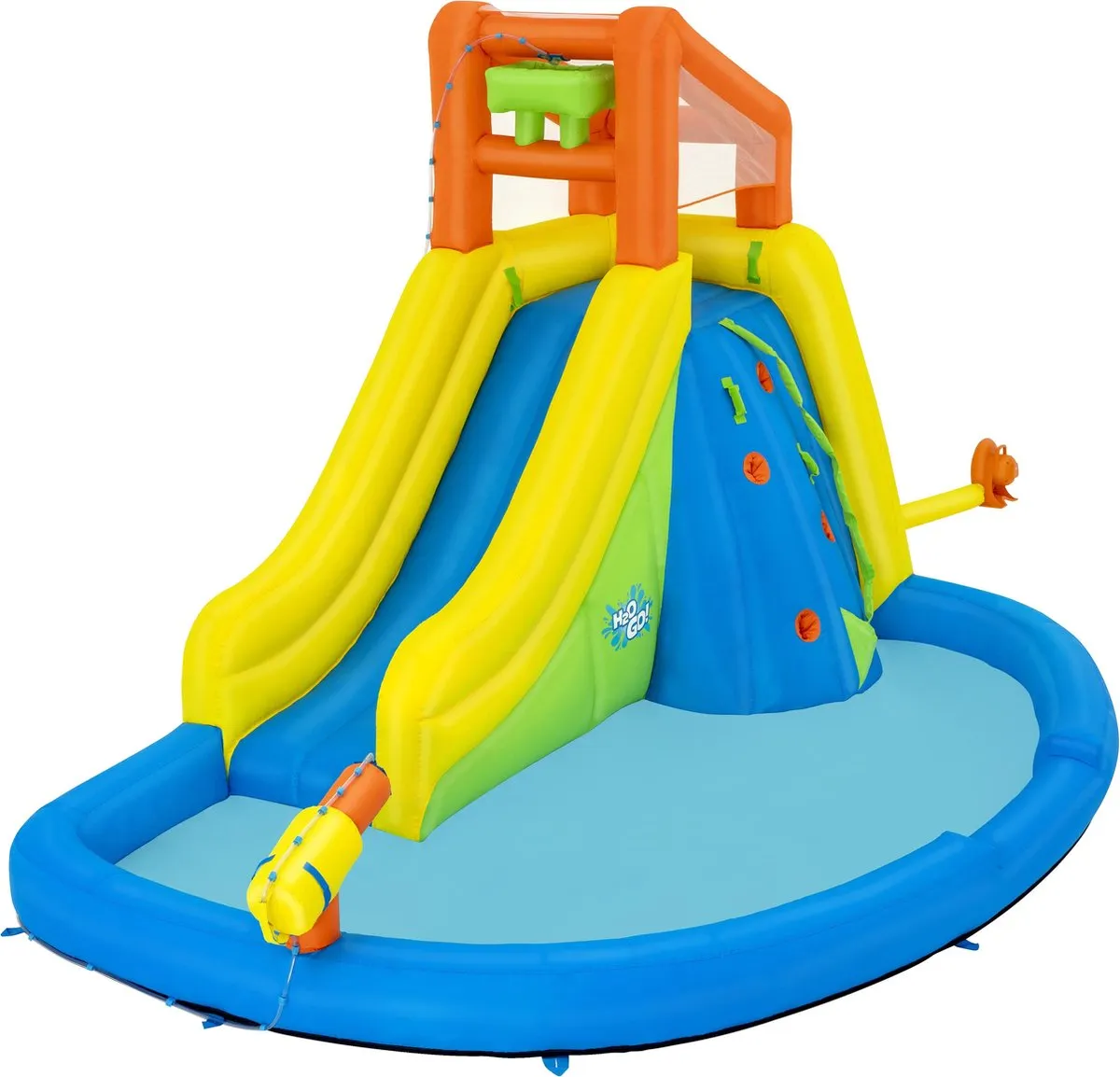 Bestway H2OGO! Mount Splashblast Opblaasbaar Waterpark 2,67m - 5 Personen - Meerkleurig