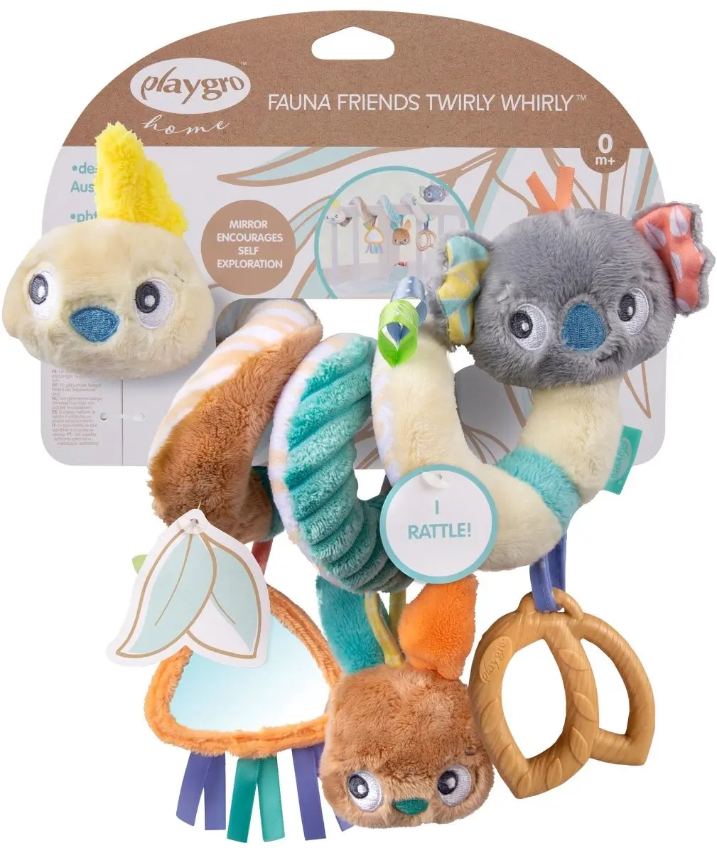 Playgro Fauna Friends Twirly Whirly - Multi Color