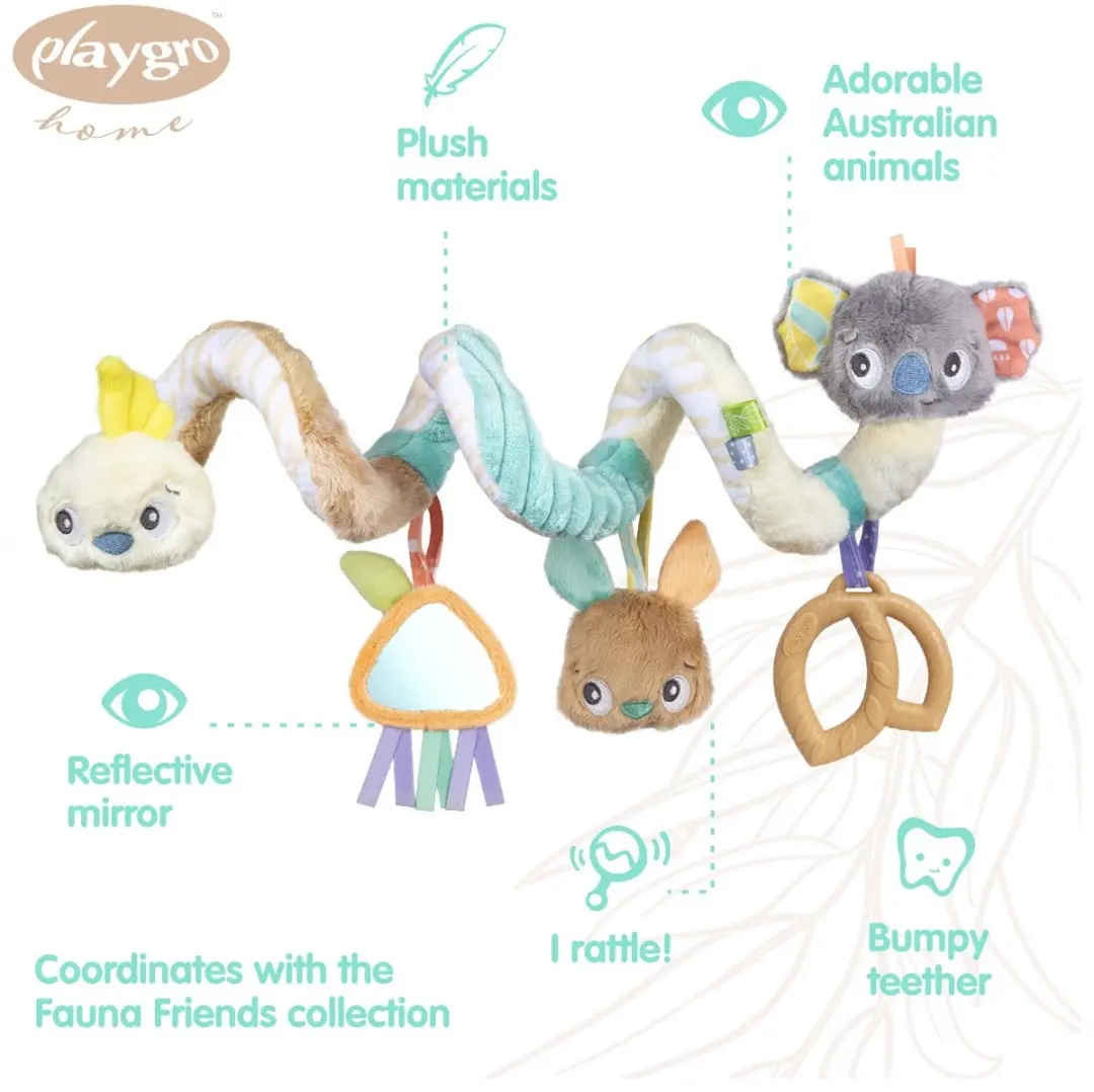Playgro Fauna Friends Twirly Whirly - Multi Color