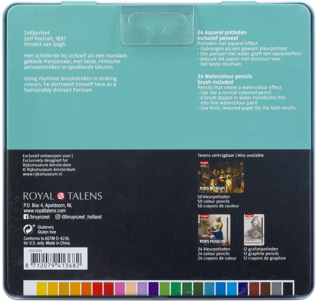 Van Gogh Aquarelpotloden 24 Stuks
