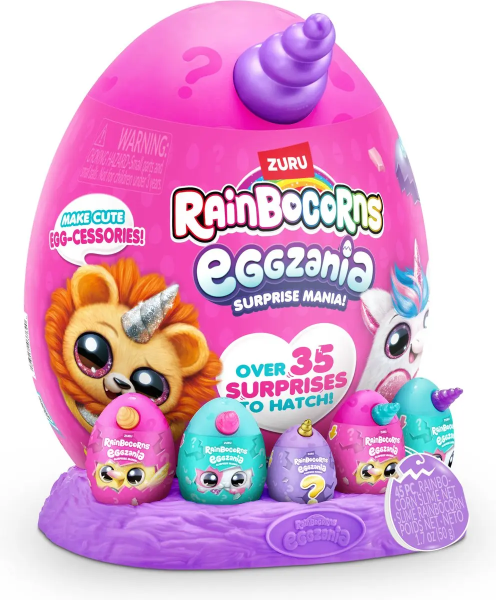 ZURU Rainbocorns Eggzania - Meerkleurig