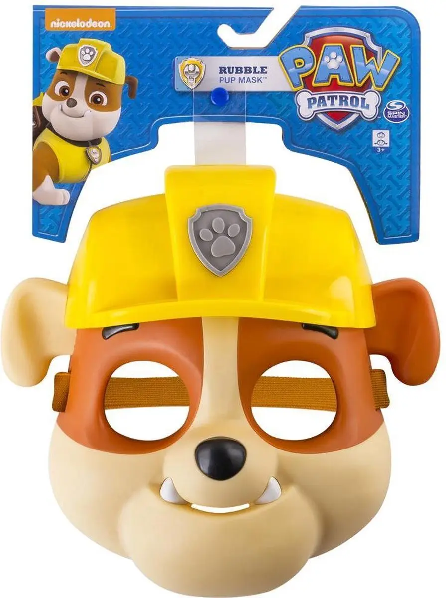 PAW Patrol Rubble Masker - Zwart/Blauw/Bruin/Grijs