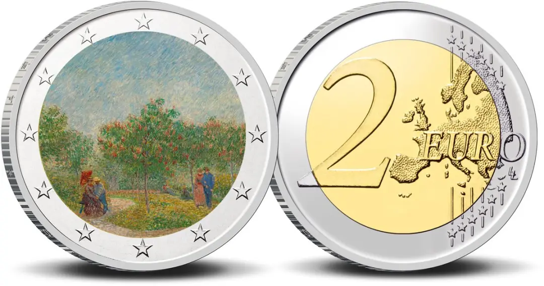 Van Gogh 2 Euro Munt