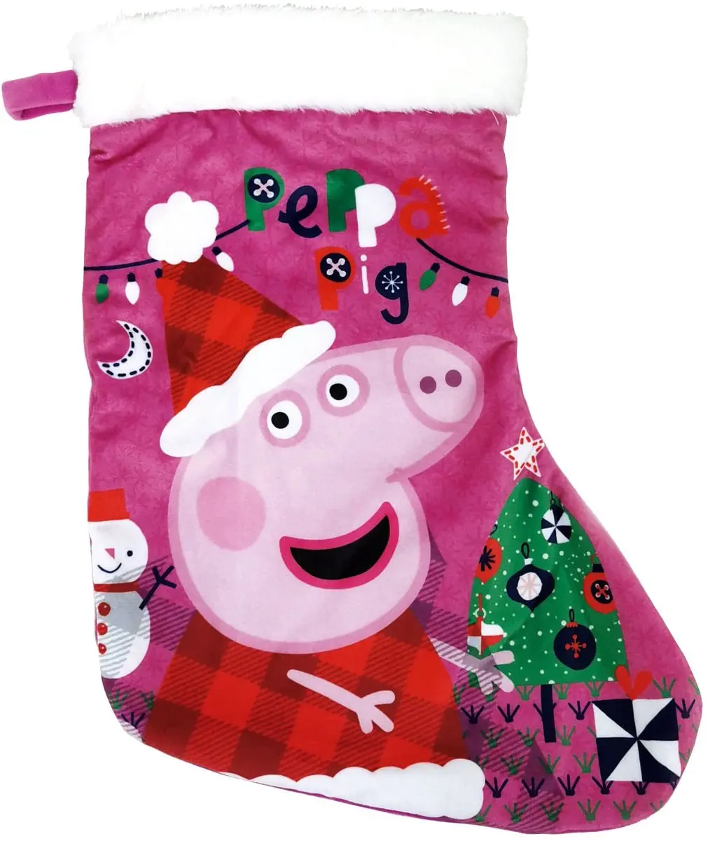 Peppa Pig Kerstsok Cosy Corner 42cm