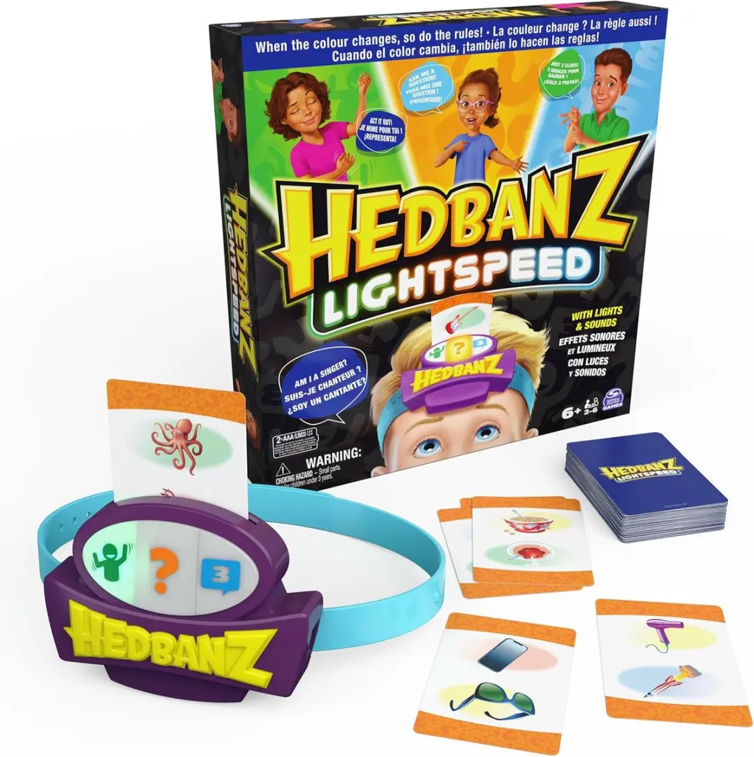 Spin Master Hedbanz Lightspeed Bordspel