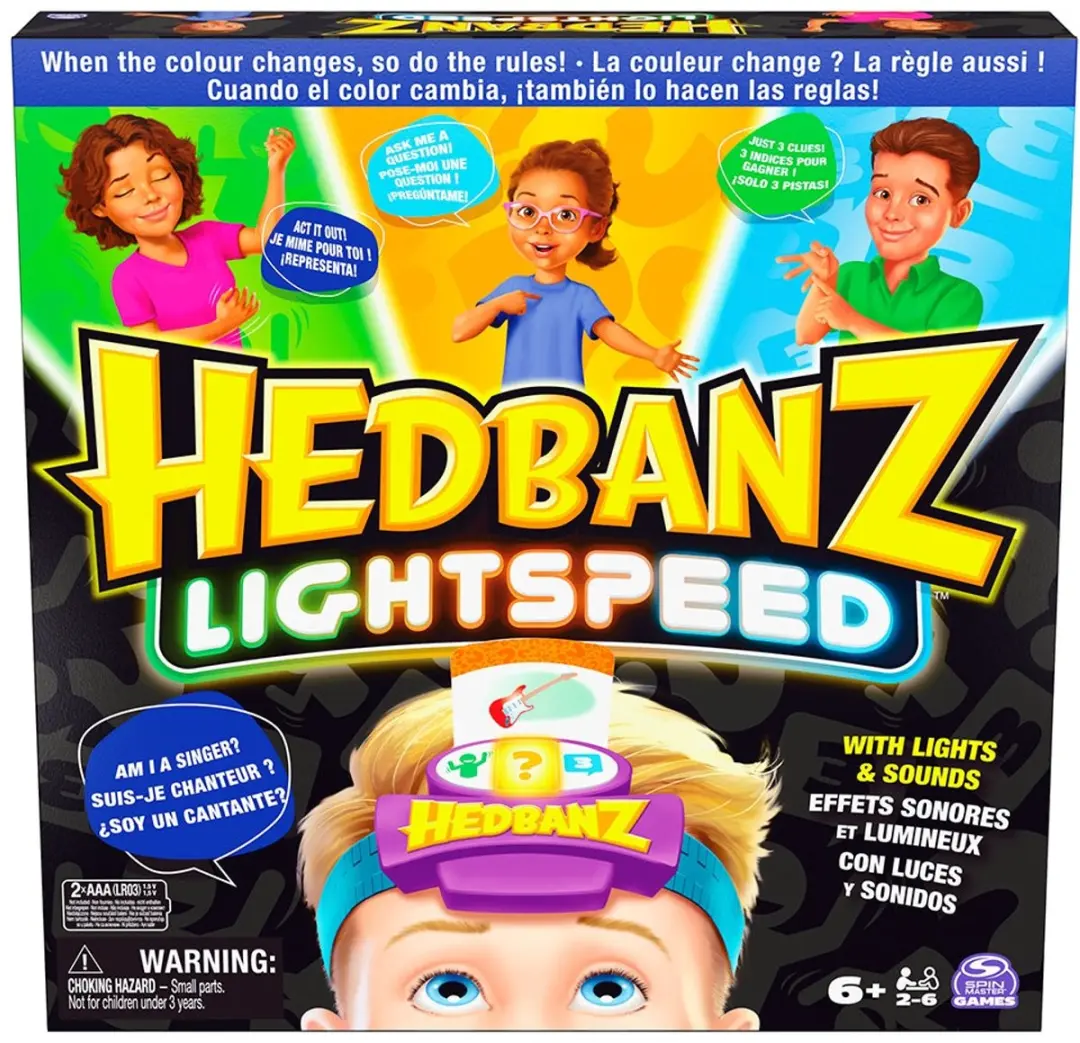 Spin Master Hedbanz Lightspeed Bordspel - 2 tot 6 Spelers