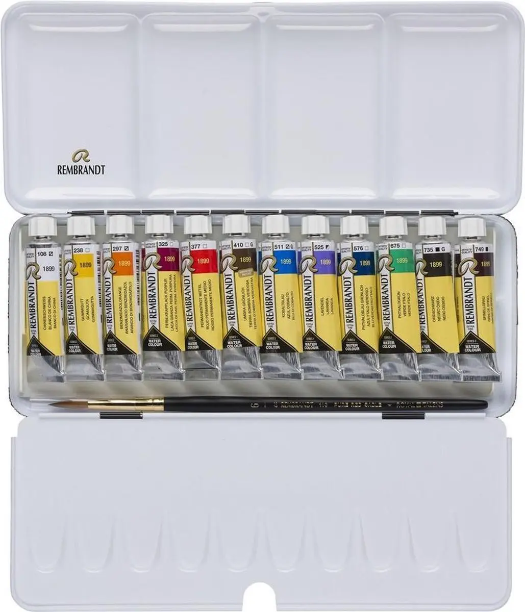 Rembrandt Waterverfset 12 Tubes 10ml
