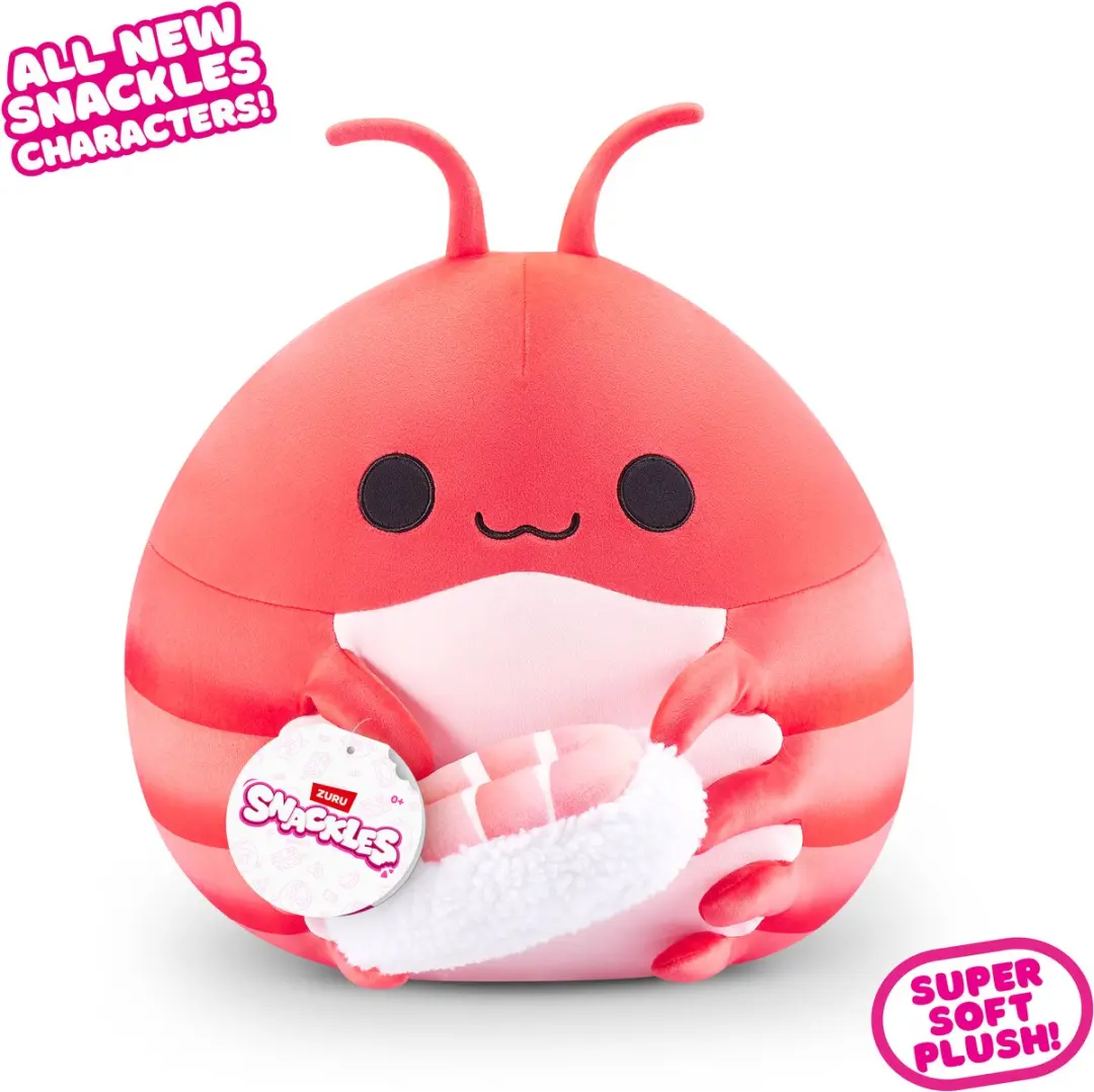 ZURU Snackles Core Fleur Knuffelhaai - 30cm - Meerkleurig