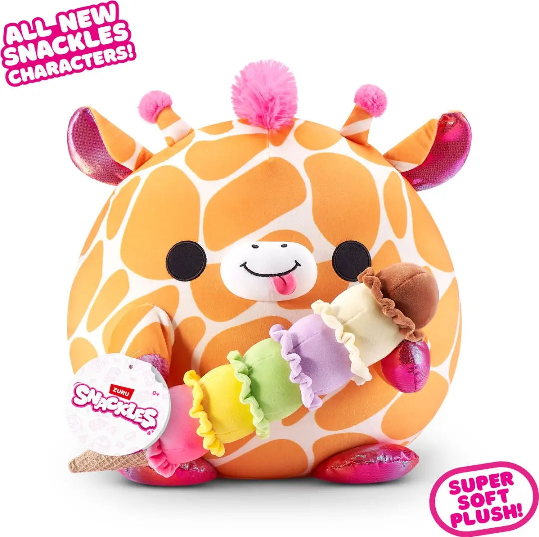 ZURU Snackles Core Fleur Knuffelhaai - 30cm - Meerkleurig - afbeelding 6 van 6