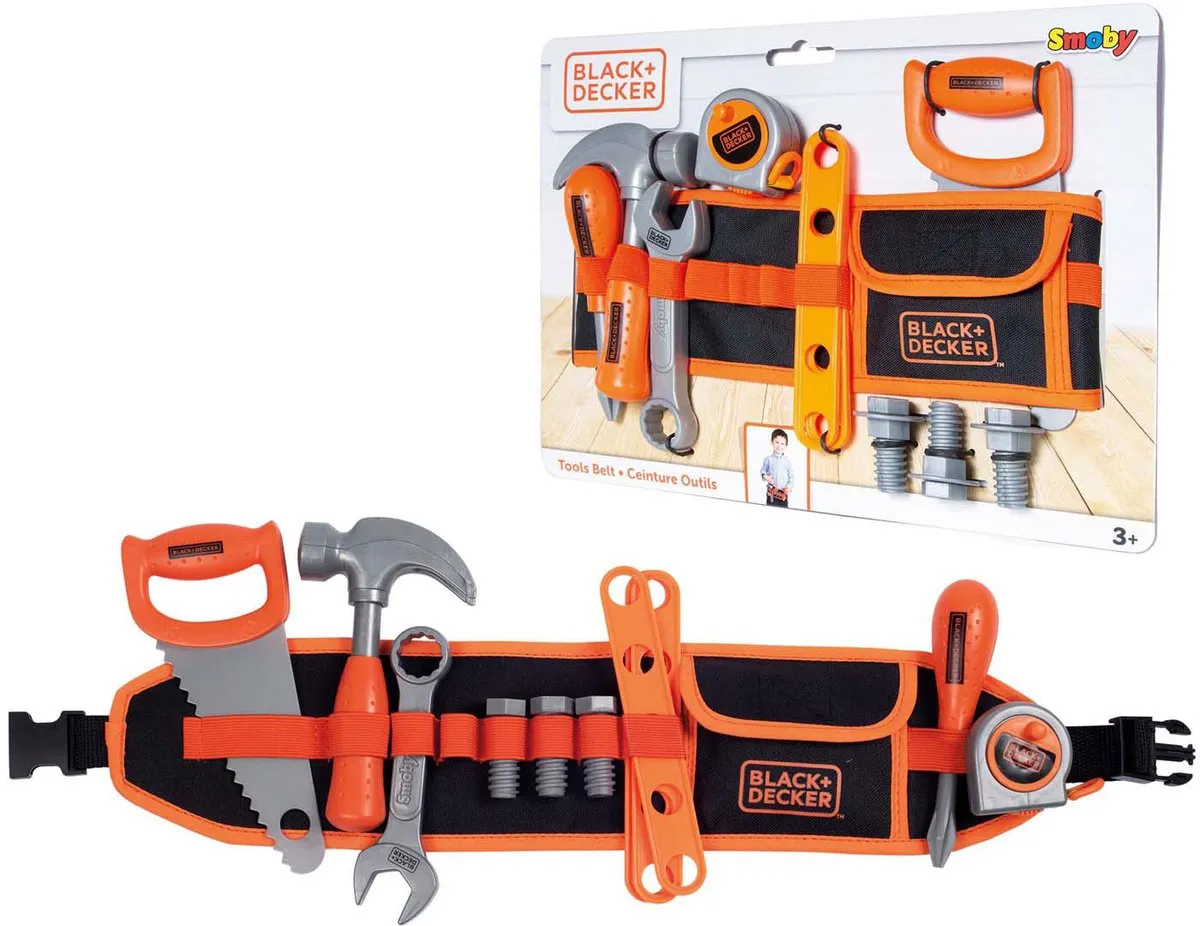 Smoby Black & Decker Gereedschapsriem - Multi kleuren
