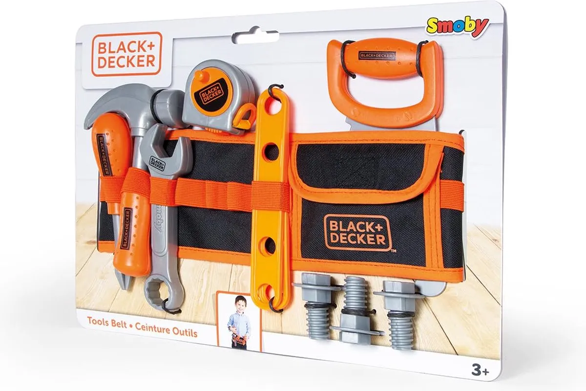 Smoby Black & Decker Gereedschapsriem - Multi kleuren