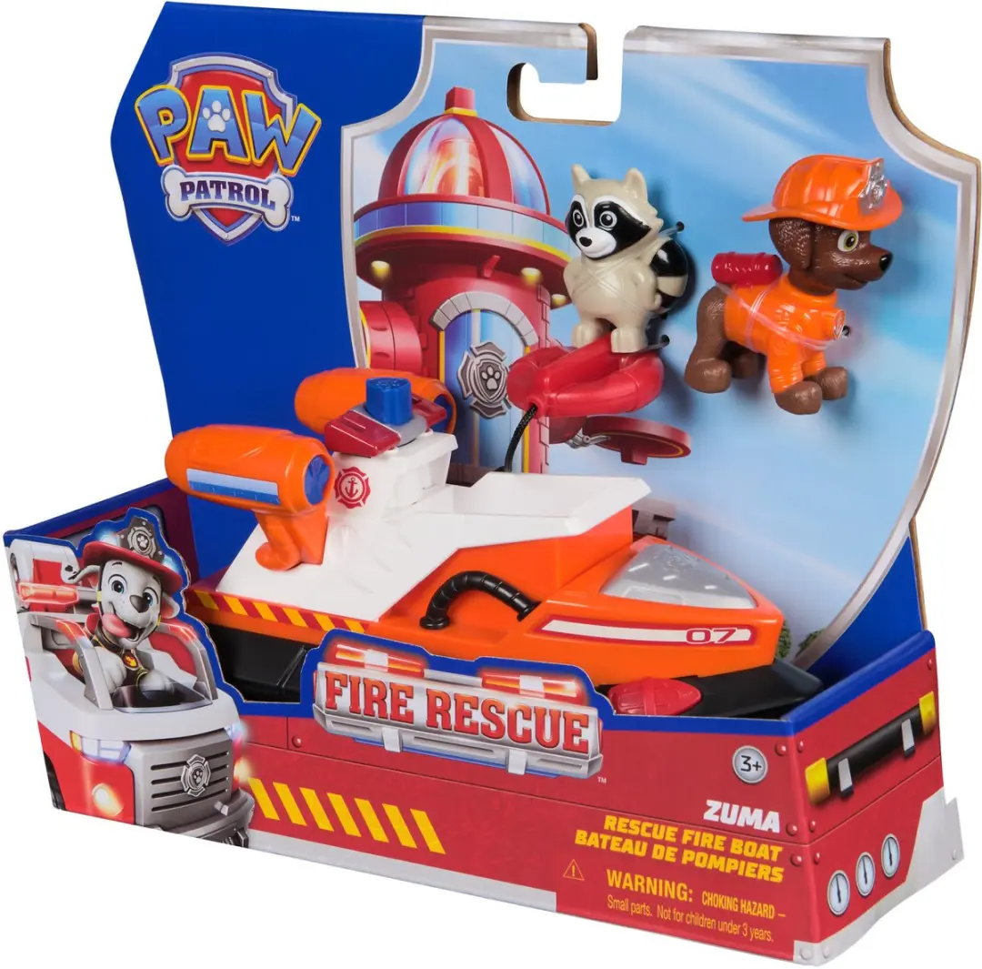 PAW Patrol Zuma Brandweerboot - Speelgoedvoertuig - 6072684 - afbeelding 6 van 6