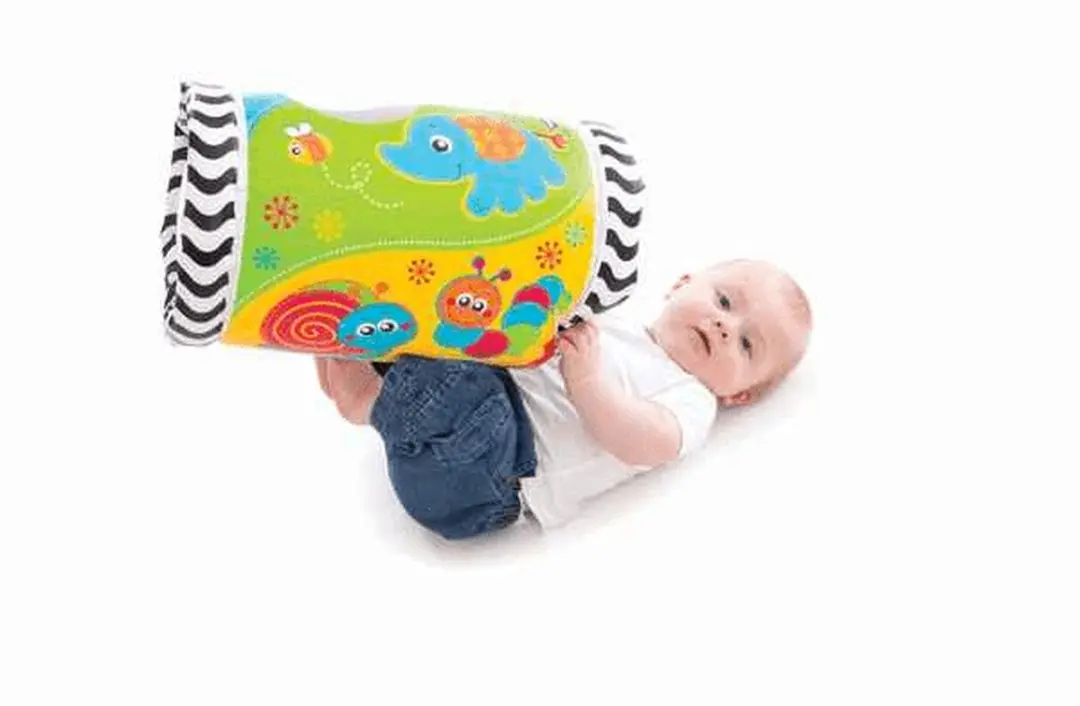 Playgro Tumble Jungle Musical Peek in Roller - Multicolor