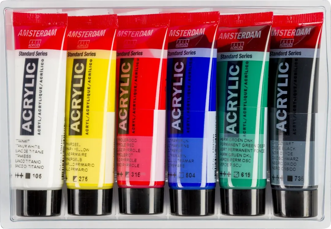 Amsterdam Standard Acrylverf Assorti - 6x20ml