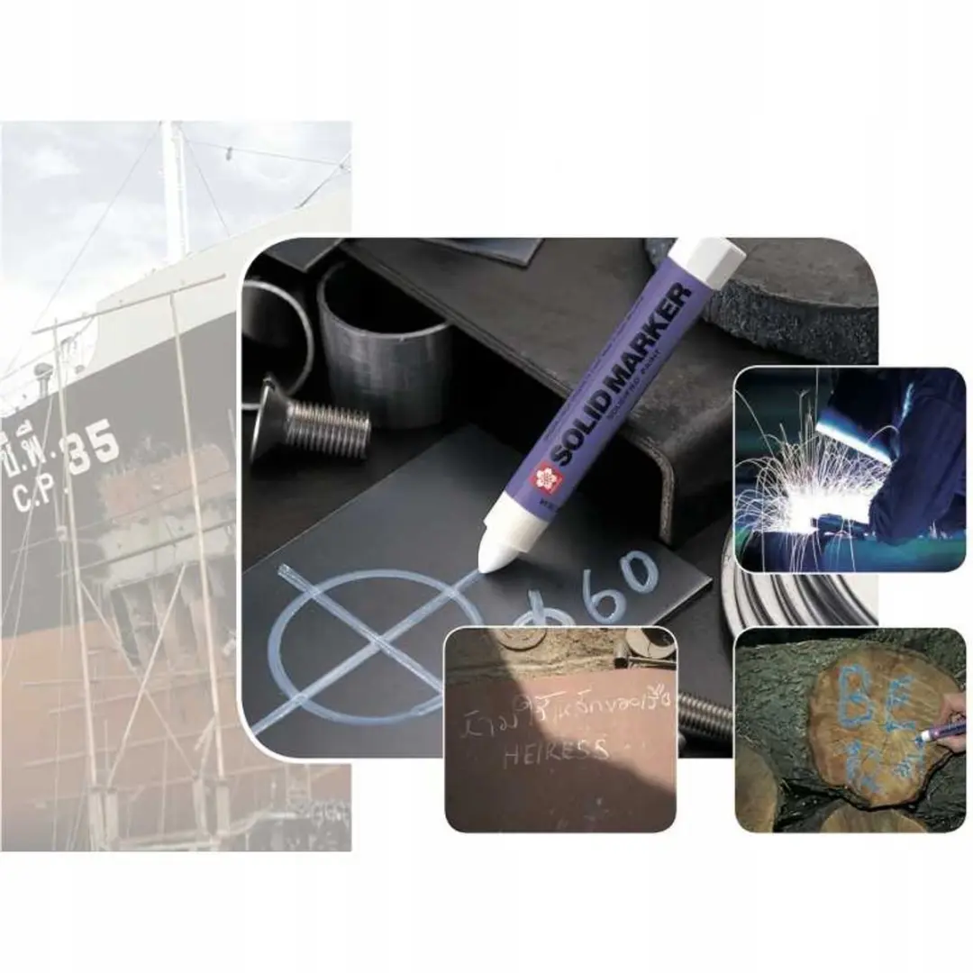 Sakura Solid Marker Industriële Markeerpen Neon Geel