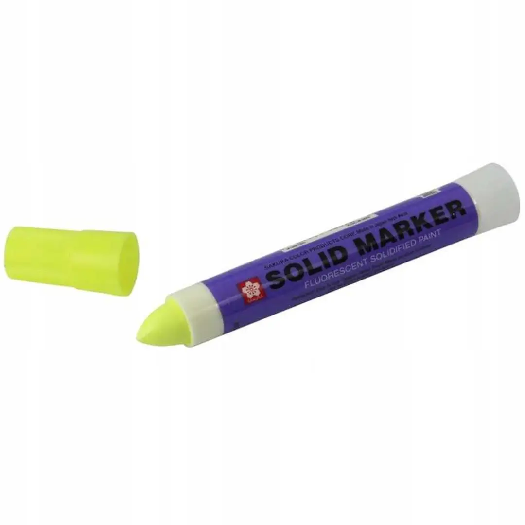 Sakura Solid Marker Industriële Markeerpen Neon Geel