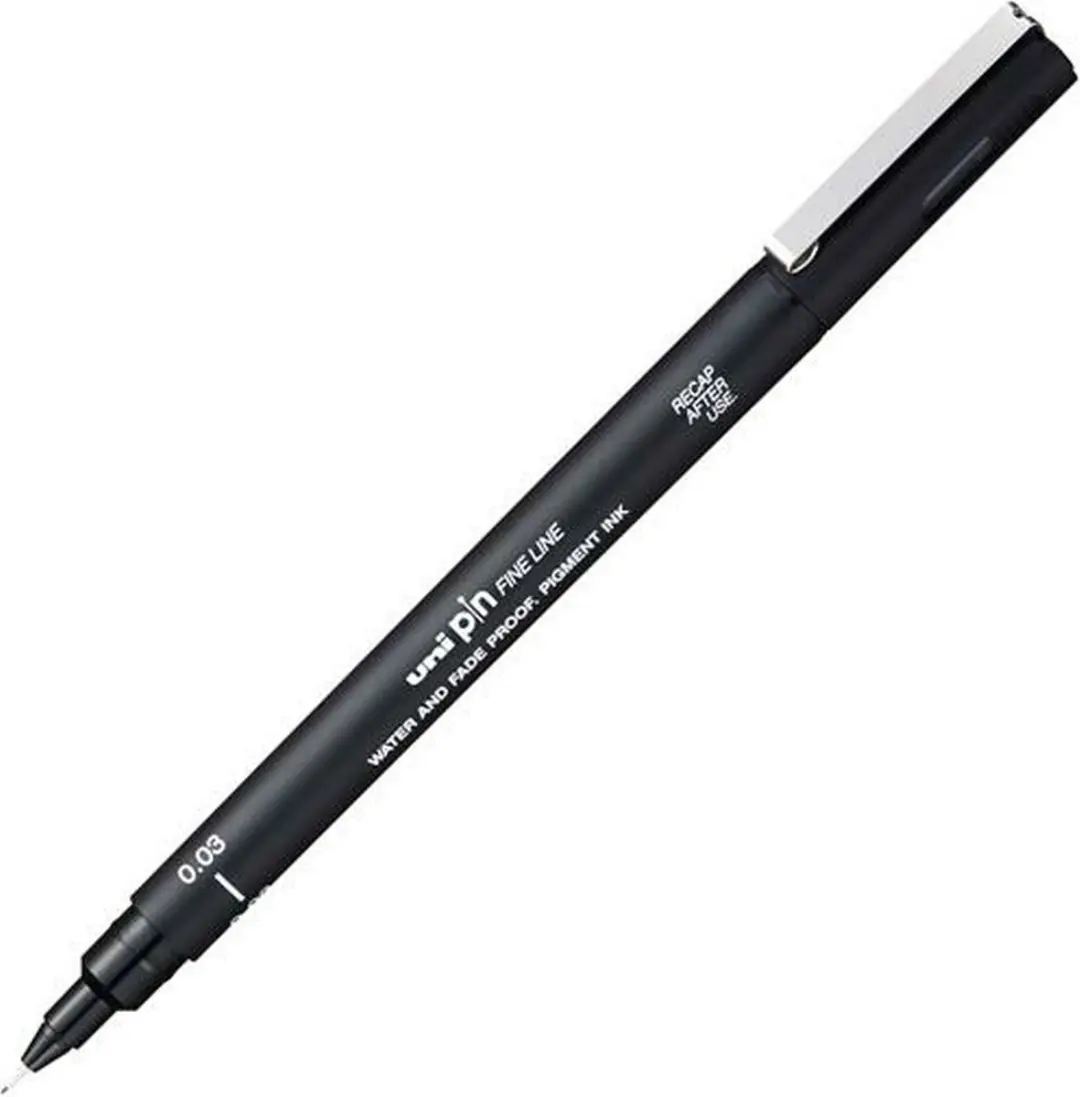uni-ball PIN003-200(S) Permanente Markeerstift - 12 Stuks