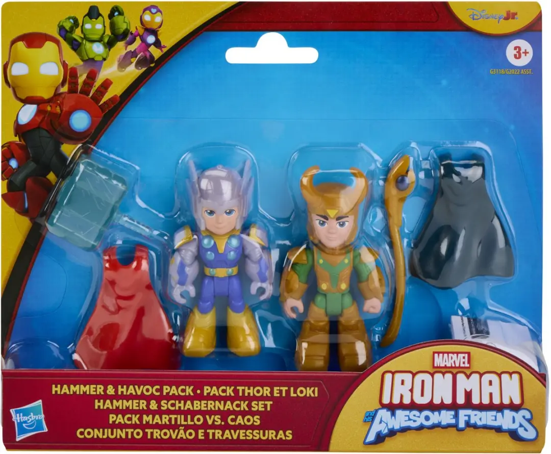 Hasbro Marvel Iron Man Hammer en Havoc Pack Actiefiguren G31185L00