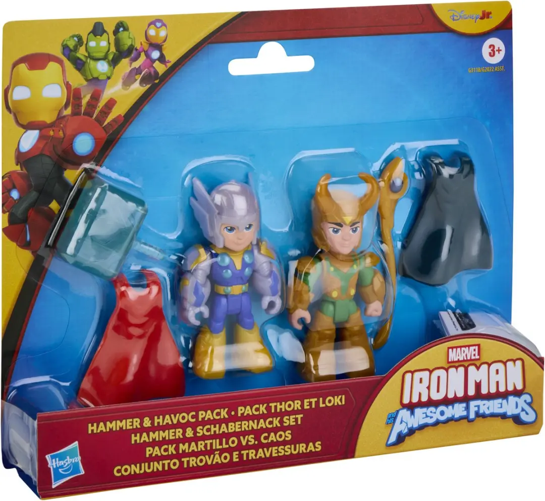 Hasbro Marvel Iron Man Hammer en Havoc Pack Actiefiguren G31185L00