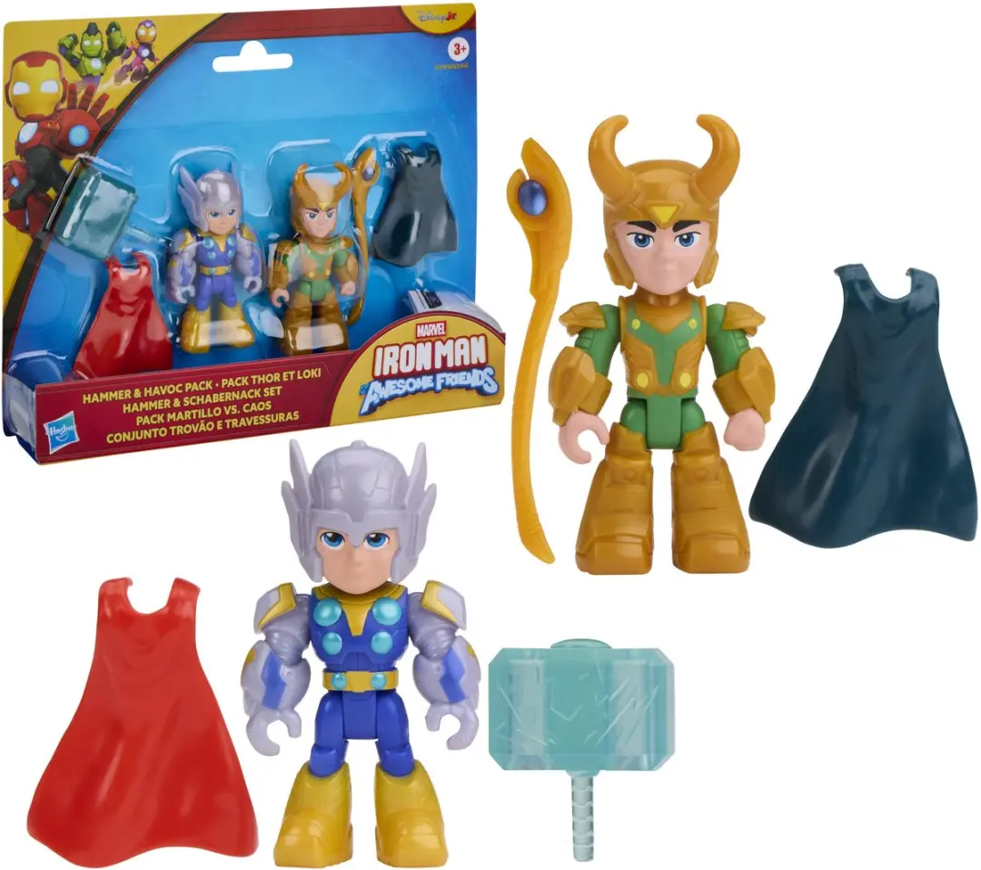 Hasbro Marvel Iron Man Hammer en Havoc Pack Actiefiguren G31185L00