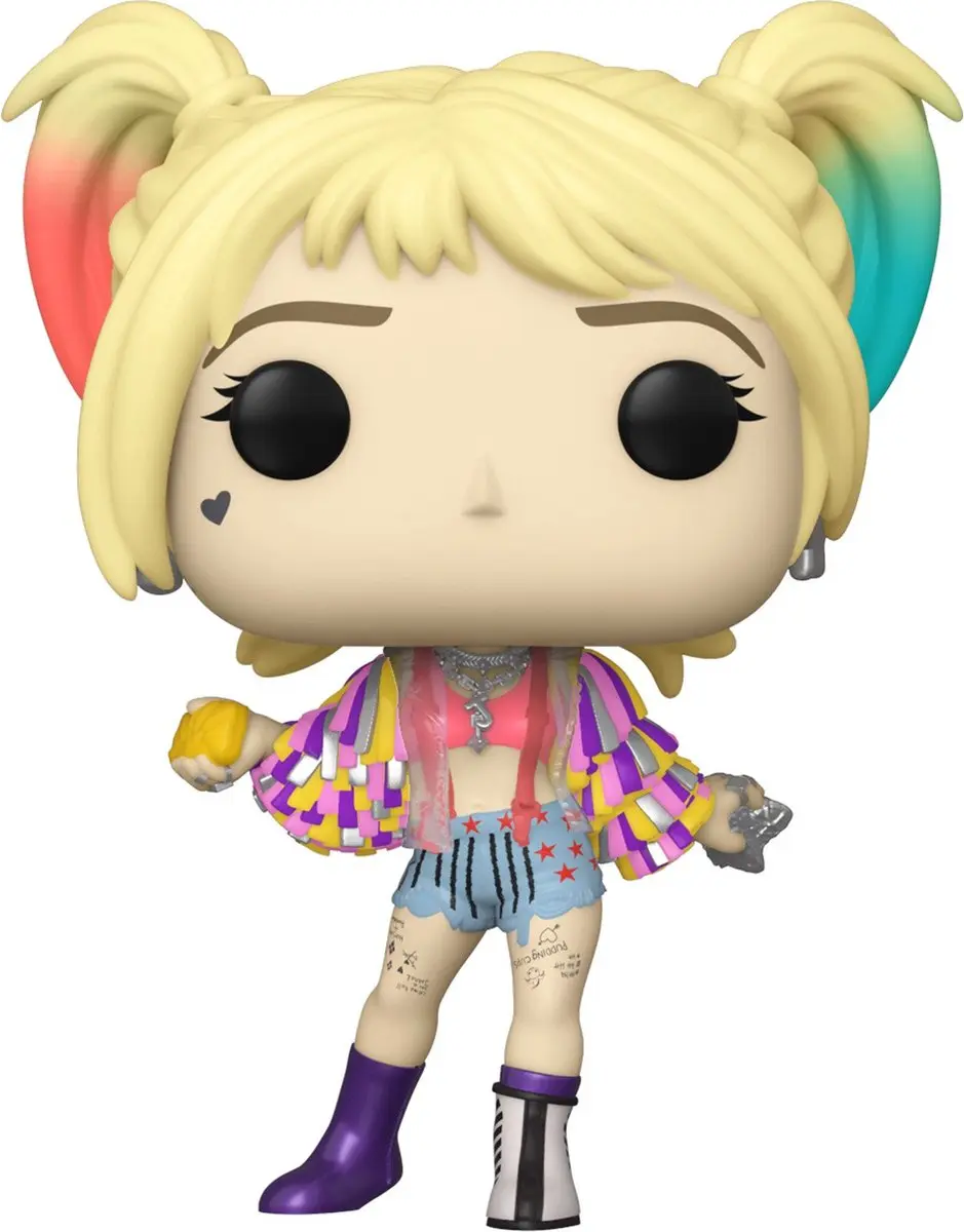 Funko Pop! DC Birds of Prey Harley Quinn Caution Tape FUN44367 - Geel/Blauw/Rood