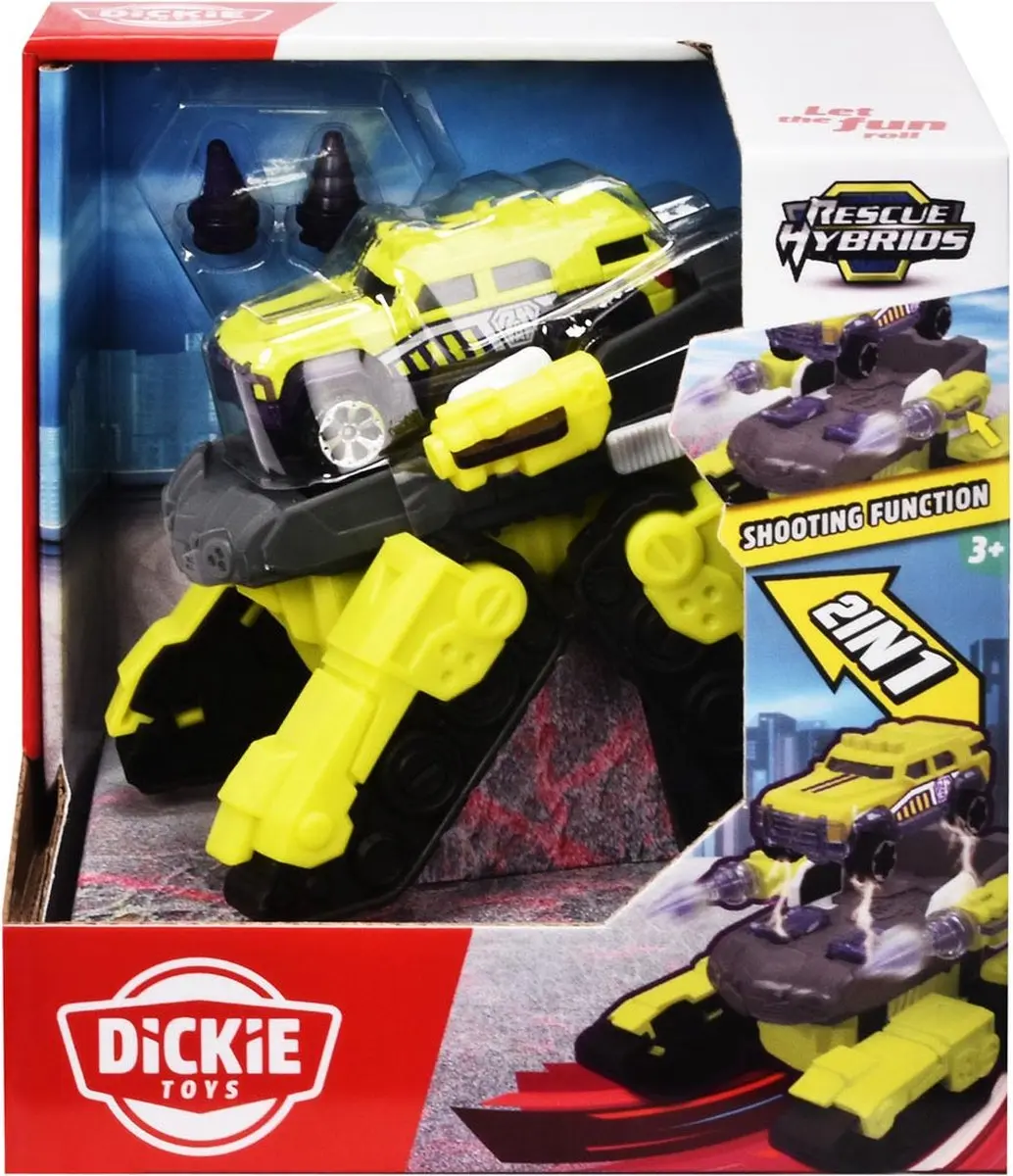 Dickie Toys Rescue Hybrids Spider Tank 203792002 - Rood - afbeelding 6 van 6
