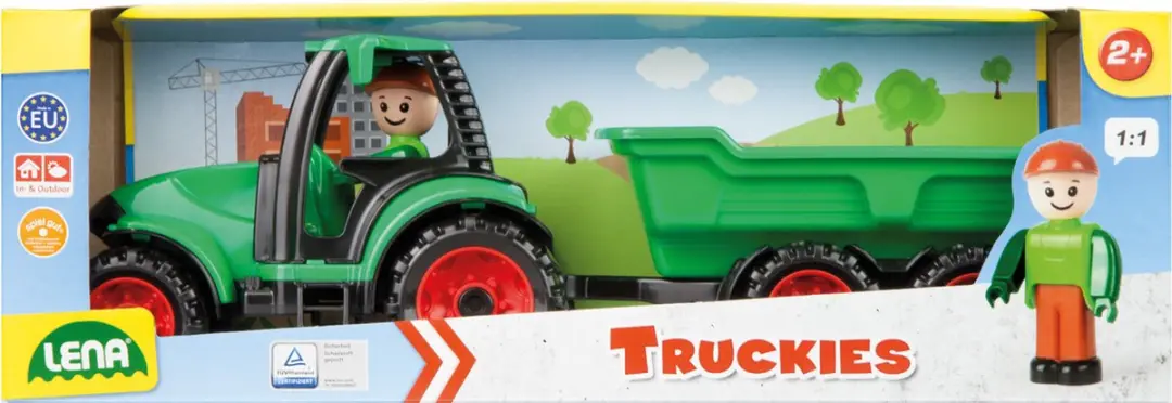 Lena Truckies Tractor met Aanhanger 01625
