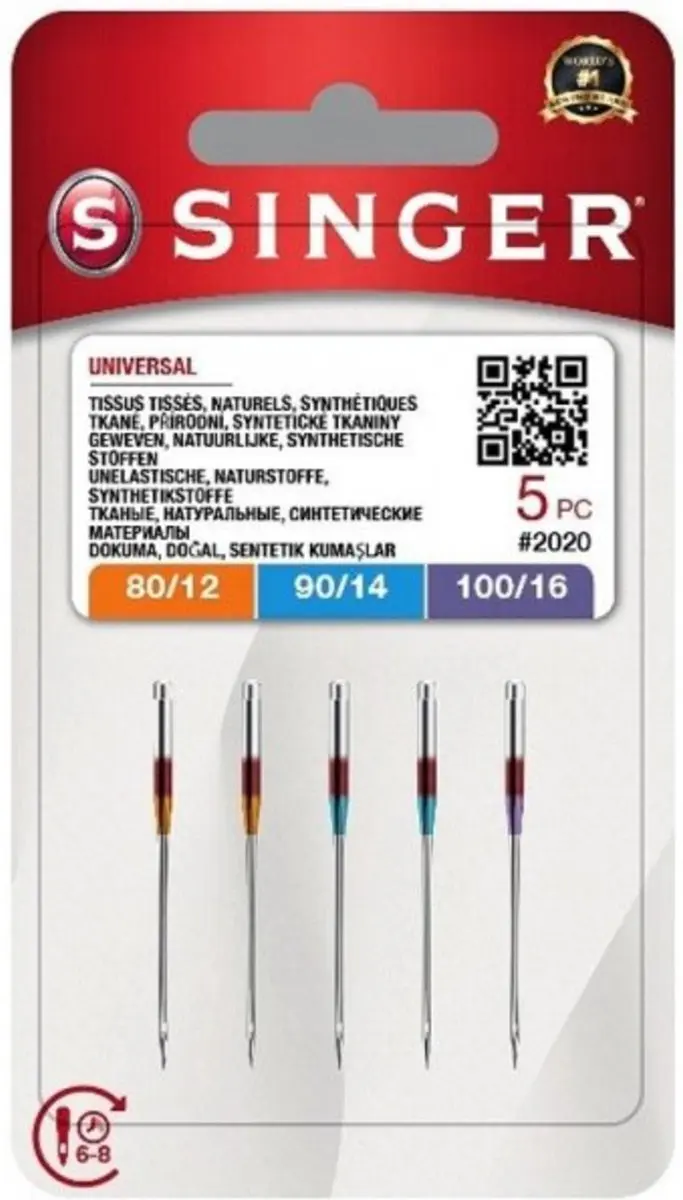 Singer Universal MIX Naalden 5 Stuks