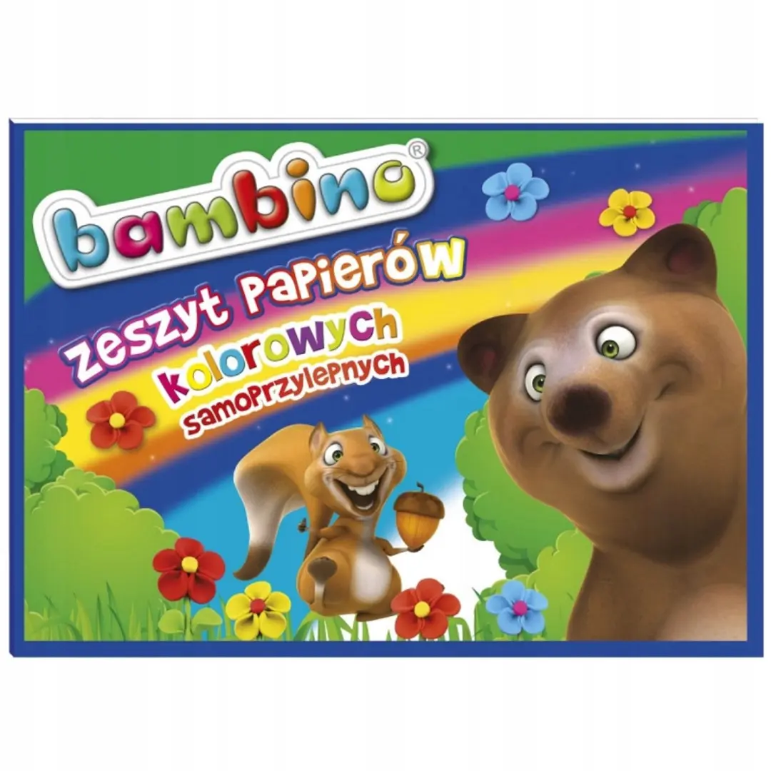 Bambino Zelfklevend Papier B4 8 Kleuren - 8 Stuks