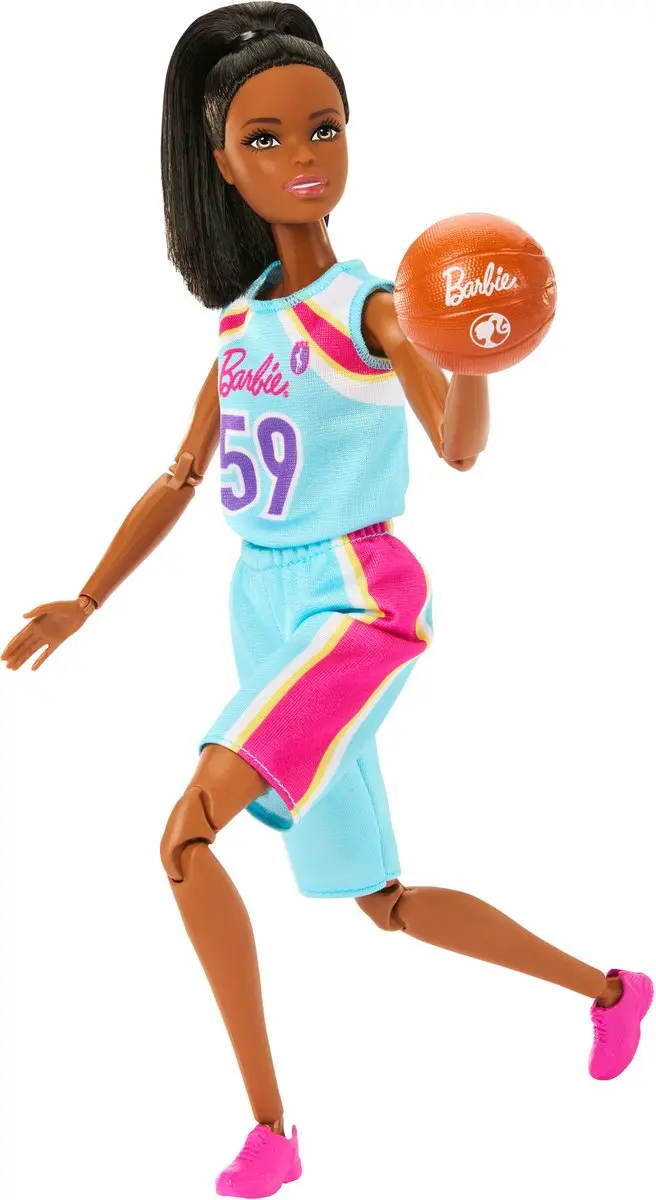 Barbie Basketbalpop Gemaakt Om Te Bewegen - Blauw - afbeelding 6 van 6