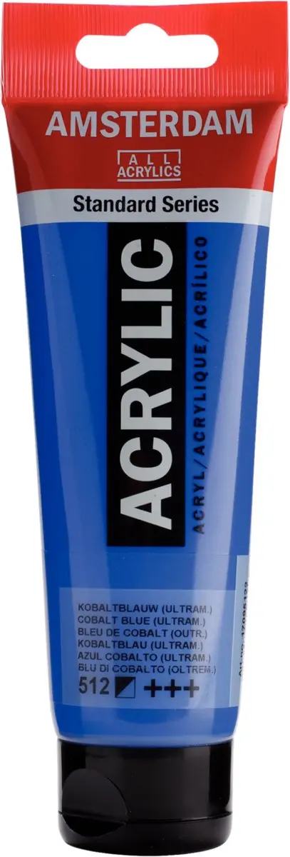 Amsterdam Standard Acrylverf 120ml - Kobaltblauw 512 - afbeelding 6 van 6