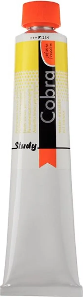 Cobra Study Water Vermengbare Olieverf Permanentcitroengeel 200ml