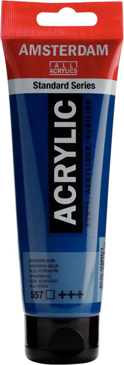 Amsterdam Standard Acrylverf 120ml - Groenblauw 557 - afbeelding 6 van 6