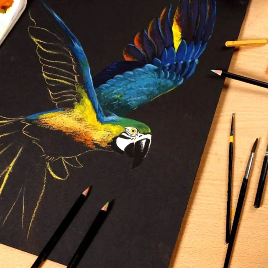 Clairefontaine Paint-ON A3 Blok 24 Vel - 6 Kleuren