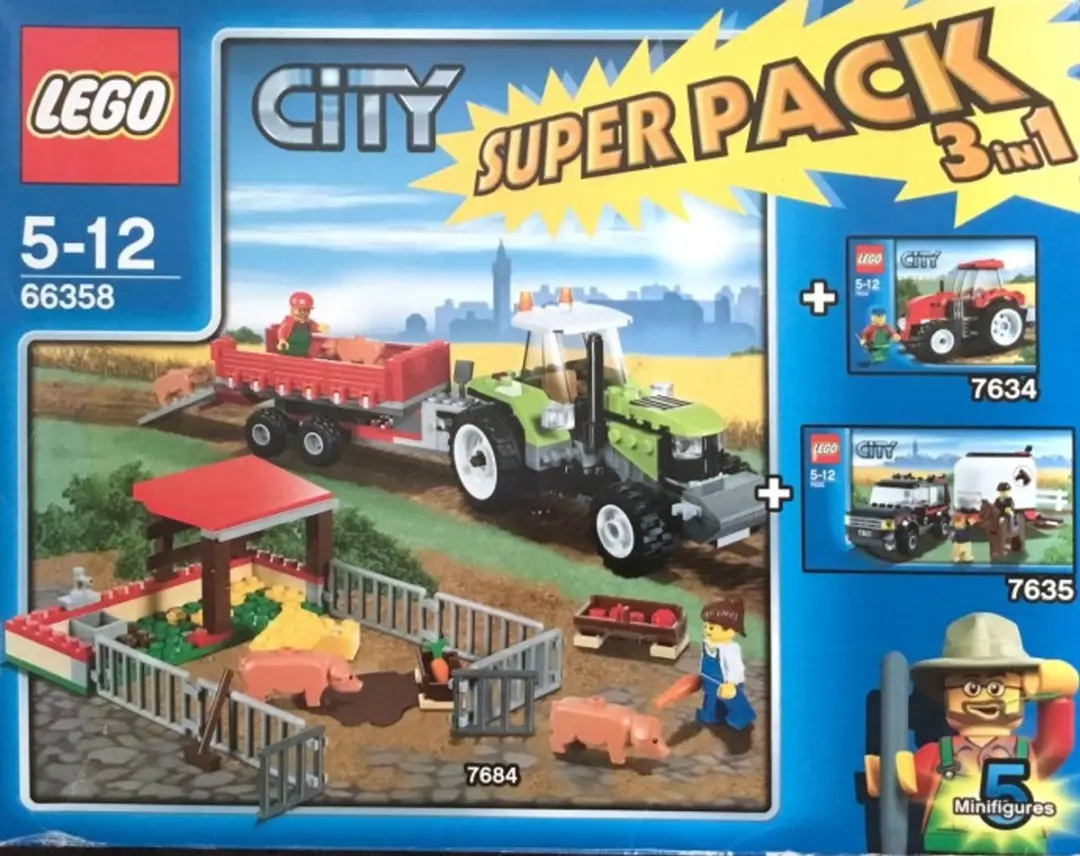 LEGO City 66358 Super Pack 3-in-1