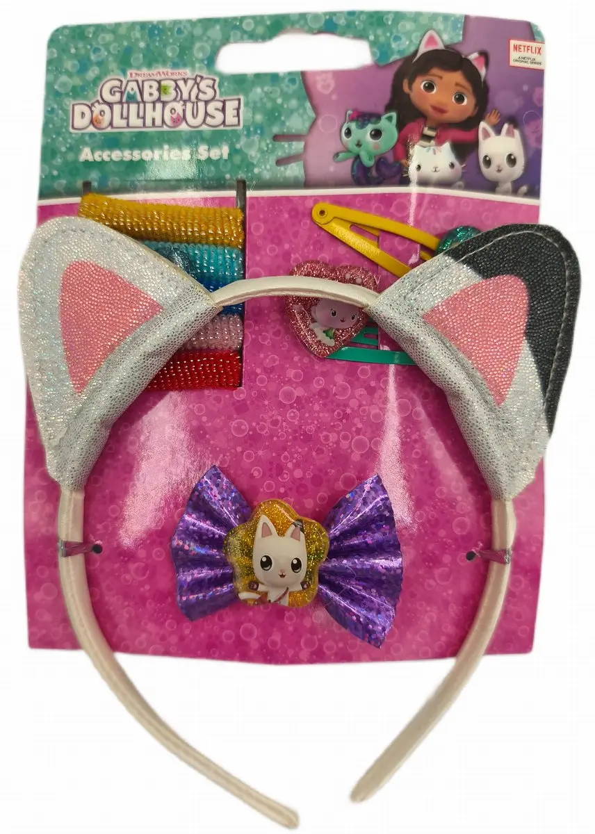 Spin Master Koci Domek Gabi Haarband met Kattenoren - Roze