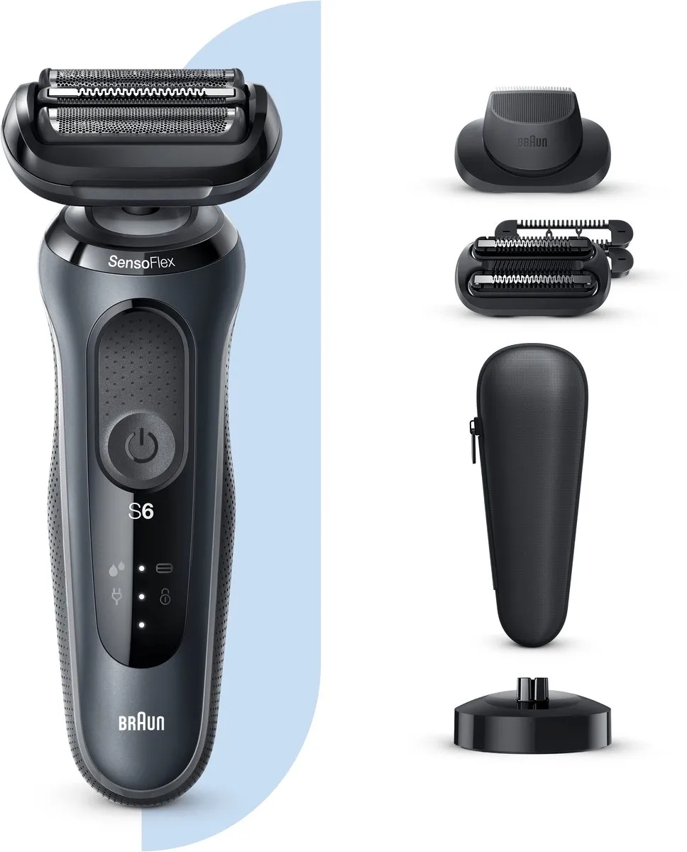 Braun Series 6 60-N4820cs Elektrisch Scheerapparaat - Grijs - afbeelding 6 van 6