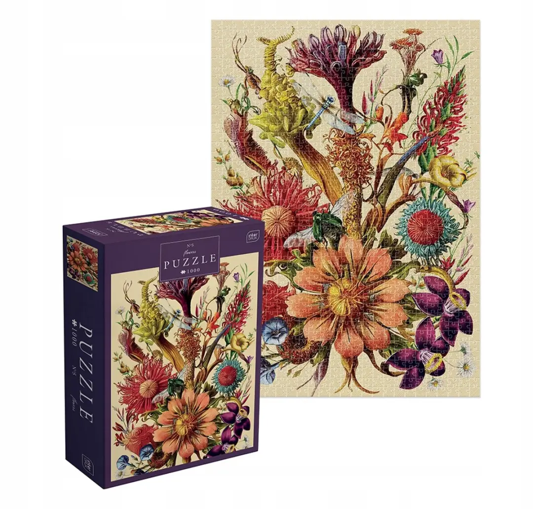 Geronimo Games Interdruk Puzzel 1000 Bloemen