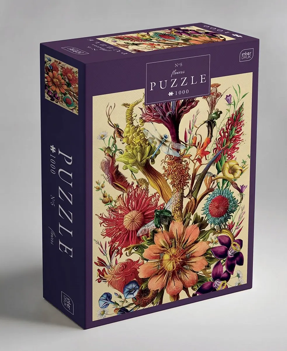 Geronimo Games Interdruk Puzzel 1000 Bloemen - 1000 Stukjes