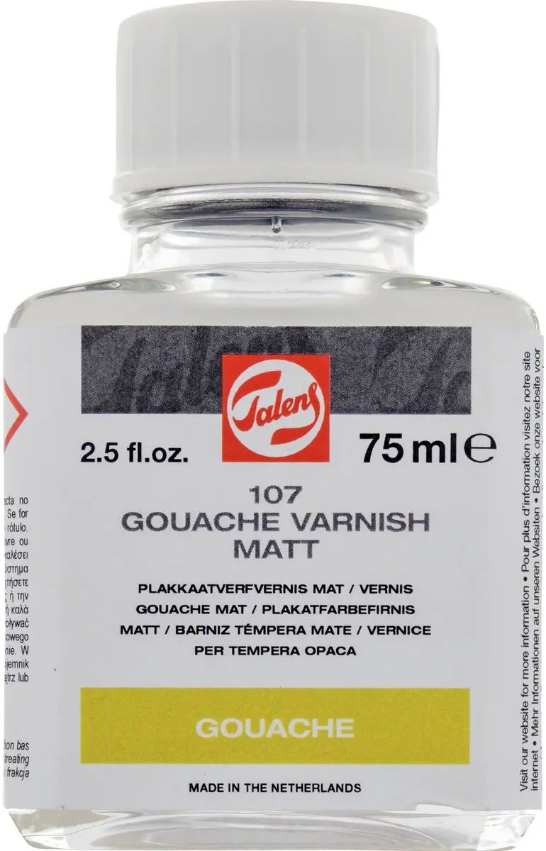 Talens Plakkaatverfvernis Mat 107 75ml