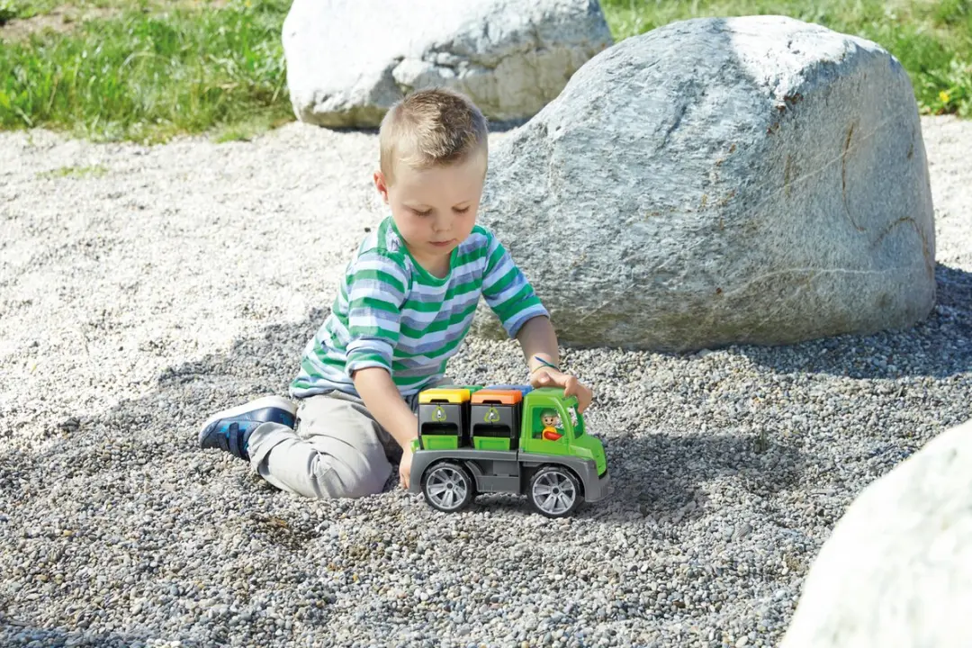 Lena Truxx Jongens Vuilniswagen SM04453 - Groen