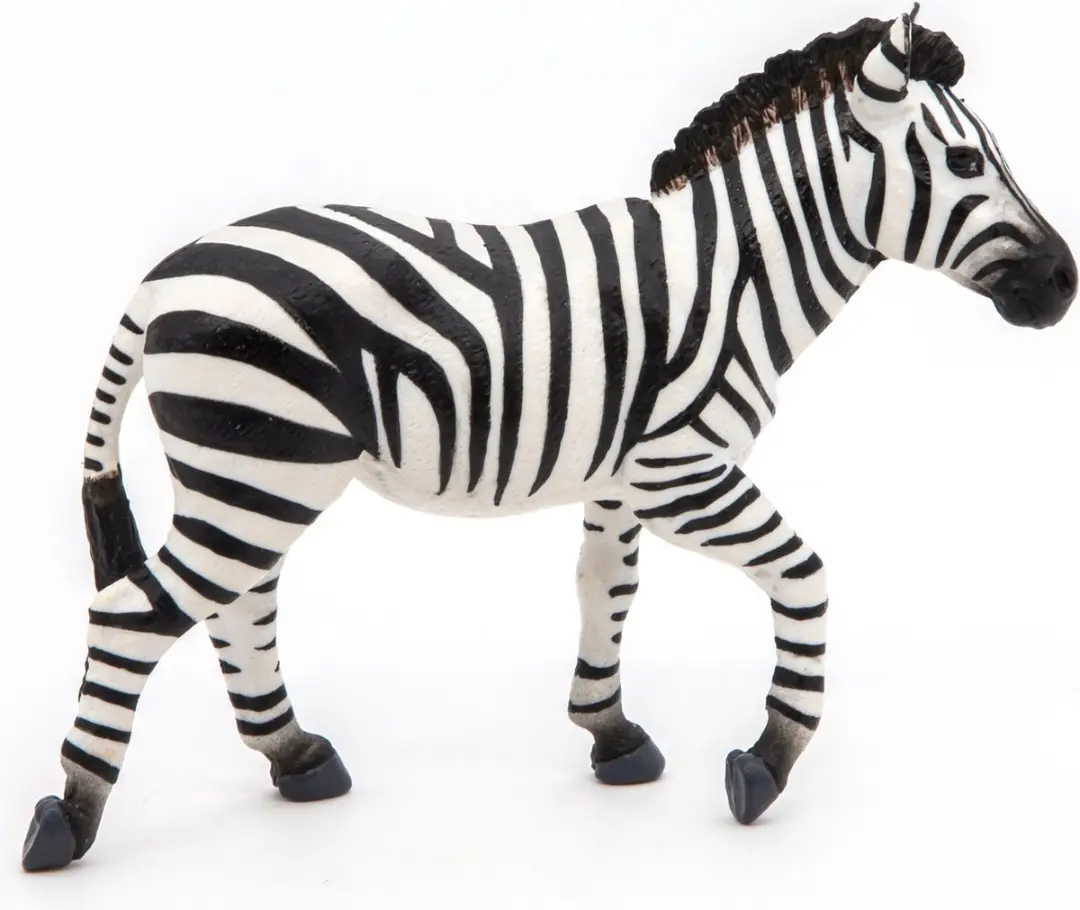 Speelfiguur Zebra Hengst - Papo 50249 - Meerdere kleuren