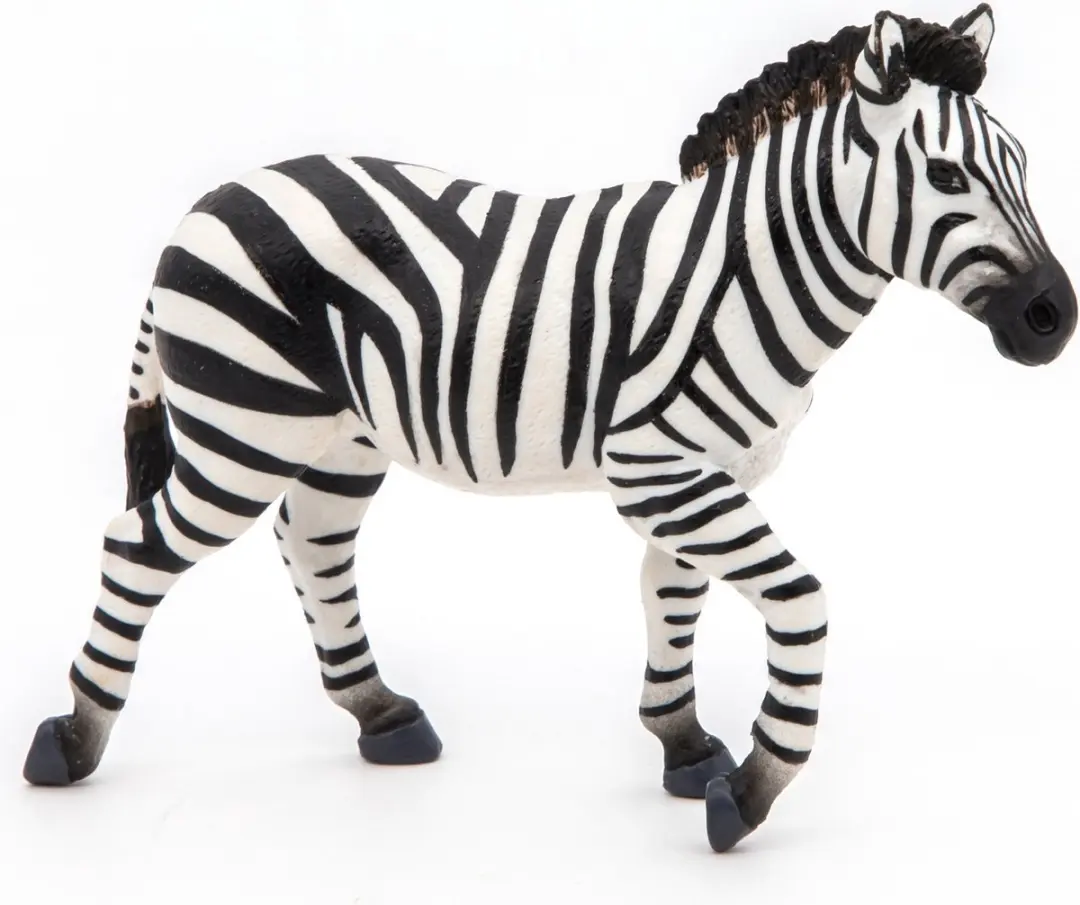 Speelfiguur Zebra Hengst - Papo 50249 - Meerdere kleuren