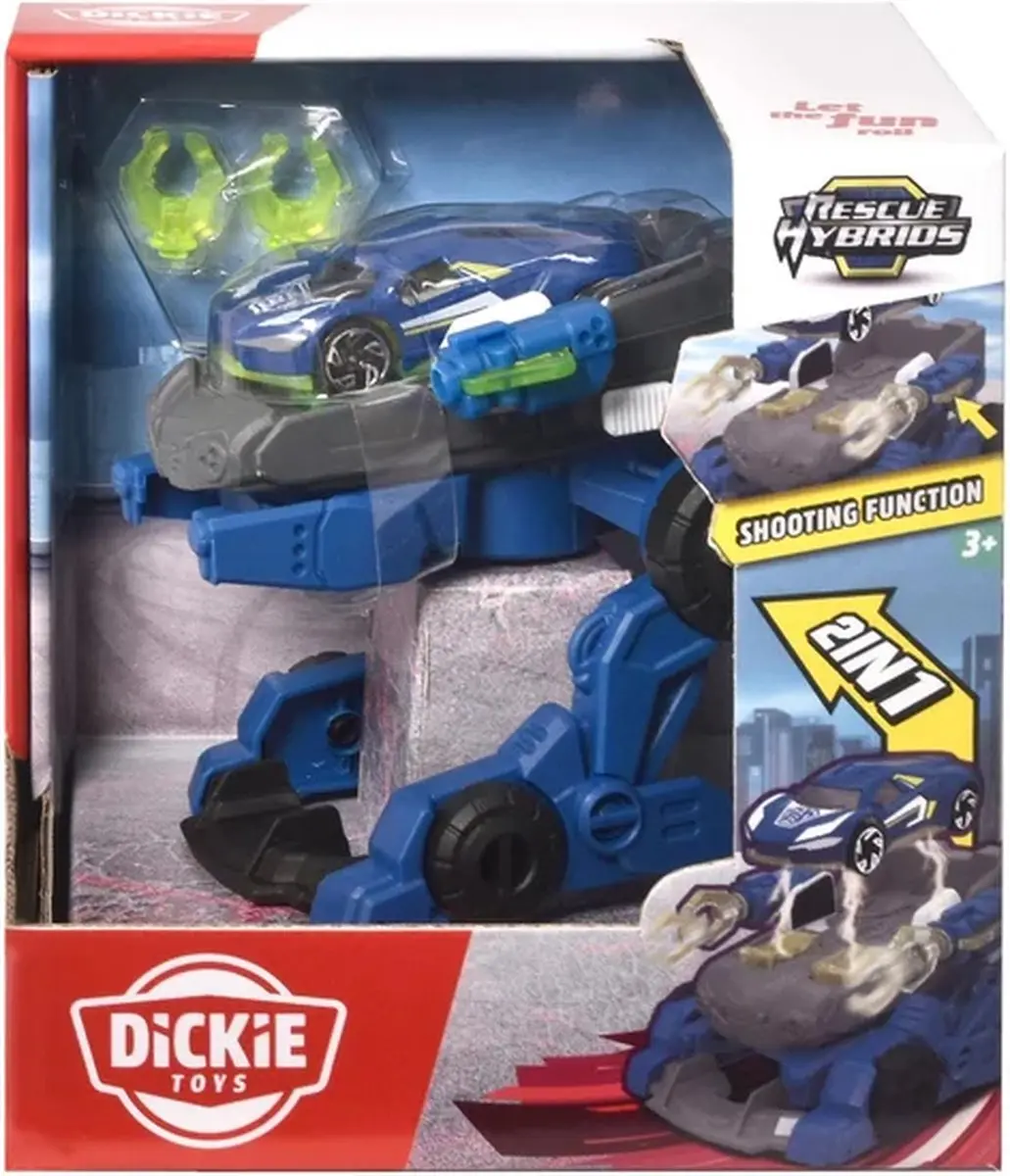 Dickie Toys Rescue Hybrids Police Trooper 203792000 - Blauw
