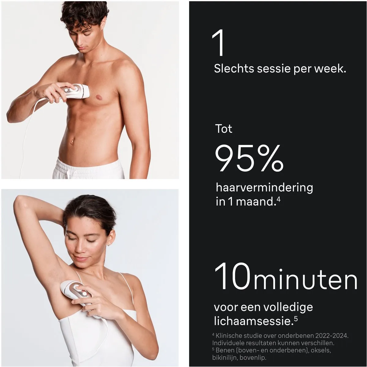 Braun Smart IPL i·expert PL7147 Ontharingsapparaat - 400.000 Flitsen - Wit