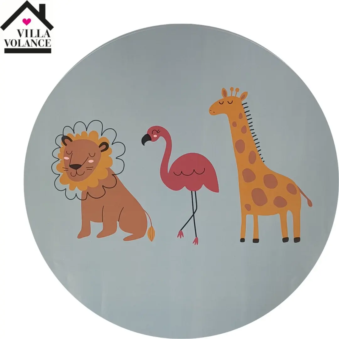 Villa Volance Deursticker Rond 45x45cm